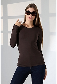 19646 KADIN UZUN KOL BİSİKLET YAKA BADY 