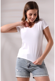 21043 KADIN KISA KOL V YAKA BADY 