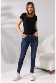 21043 KADIN KISA KOL V YAKA BADY 