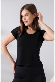 21065 KADIN KISA KOL CEPLİ LYC PİS V YAKA BADY 