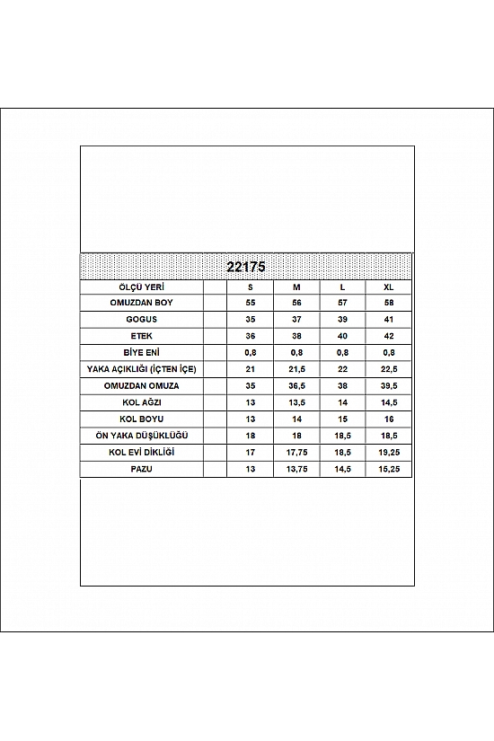 22175 KADIN TULUM V YAKA FULL LYC VORTVİSK KISA KOL TSHIRT 