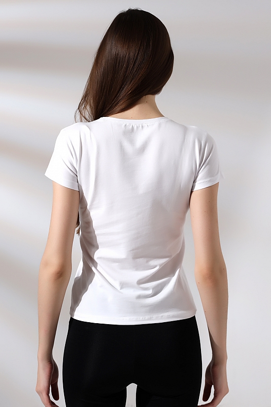 21060  BAYAN KISA KOL BİSİKLET YAKA BADY 