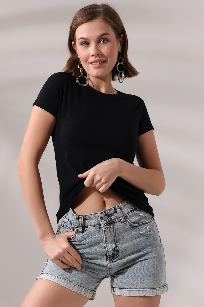 21060 BAYAN KISA KOL BİSİKLET YAKA BADY 21060 BAYAN KISA KOL BİSİKLET YAKA BADY