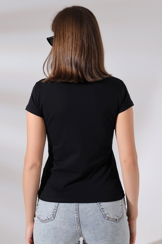 21066 BAYAN KISA KOL CEPLİ LYC PİS BİSİKLET YAKA BADY 