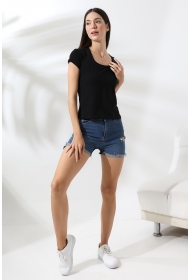 21069 KADIN KISA KOL KARE YAKA BADY 