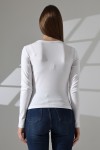 21926 KADIN FULL LYC KOMPAKT PENYE RİB UZUN KOL AÇIK PATLI DÜĞMELİ  TSHIRT  21926 KADIN FULL LYC KOMPAKT PENYE RİB UZUN KOL AÇIK PATLI DÜĞMELİ  TSHIRT