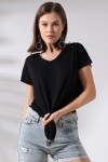 19410 BAYAN KISA KOL SALAŞ V YAKA VSK TSHIRT 19410 BAYAN KISA KOL SALAŞ V YAKA VSK TSHIRT
