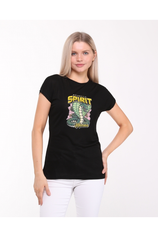 20602 SPİRİT COBRA BASK. BAYAN KISA KOLU BEDENDE VSK TSHIRT