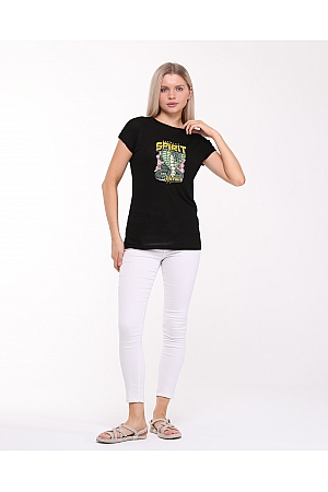 20602 SPİRİT COBRA BASK. KADIN KISA KOLU BEDENDE VSK TSHIRT