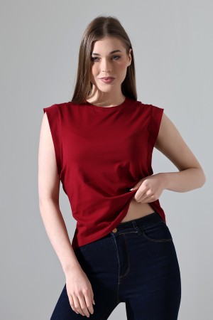21572  BAYAN KOLSUZ GENİŞ KOL EVİ İÇ KAPAKLI ARKA ETEĞİ OVAL PAMUKLU TSHIRT 21572  BAYAN KOLSUZ GENİŞ KOL EVİ İÇ KAPAKLI ARKA ETEĞİ OVAL PAMUKLU TSHIRT