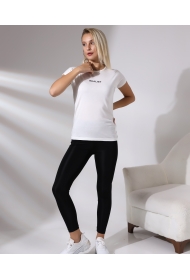 19315 REALİST BASK.KADIN KISA KOLU BEDENDE SALAŞ VSK TSHIRT 