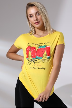 20479  DO NOT FORGET  BASK.KADIN KISA KOLU BEDENDE SALAŞ VSK TSHIRT  20479  DO NOT FORGET  BASK.KADIN KISA KOLU BEDENDE SALAŞ VSK TSHIRT
