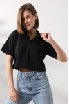 21171 BAYAN KISA KOL GÖMLEK YAKA POLO YAKA TSHIRT 21171 BAYAN KISA KOL GÖMLEK YAKA POLO YAKA TSHIRT