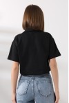 21171 BAYAN KISA KOL GÖMLEK YAKA POLO YAKA TSHIRT 21171 BAYAN KISA KOL GÖMLEK YAKA POLO YAKA TSHIRT