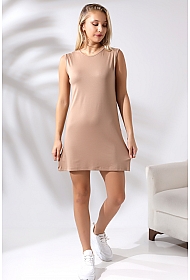 20390 KADIN LYC VSK UZUN KOLSUZ TUNİK 