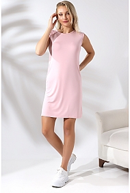 20390 KADIN LYC VSK UZUN KOLSUZ TUNİK 