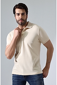 21844 ERKEK REGULAR FİT KISA KOL PİKE POLO YAKA TSHIRT 