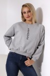 21502 LASVEGAS ÖNÜ DİKİNE BASK.ARKASIDA BASK. BAYAN OVERSİZE ŞARDONLU 2 İP SALAŞ GENİŞ SWETSHIRT 21502 LASVEGAS ÖNÜ DİKİNE BASK.ARKASIDA BASK. BAYAN OVERSİZE ŞARDONLU 2 İP SALAŞ GENİŞ SWETSHIRT