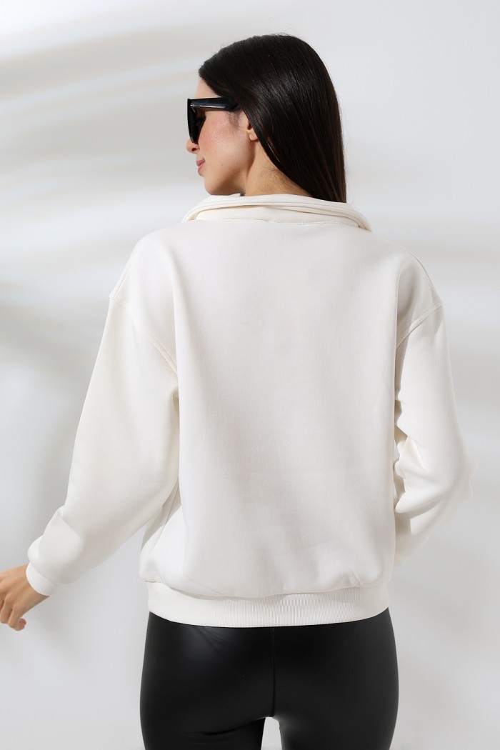 21624 MANHATTAN BASK. KADIN 3 İP PENYE COMPACK ŞARDONLU GÖMLEK YAKA SALAŞ OVERSİZE SWETSHIRT 21624 MANHATTAN BASK. KADIN 3 İP PENYE COMPACK ŞARDONLU GÖMLEK YAKA SALAŞ OVERSİZE SWETSHIRT