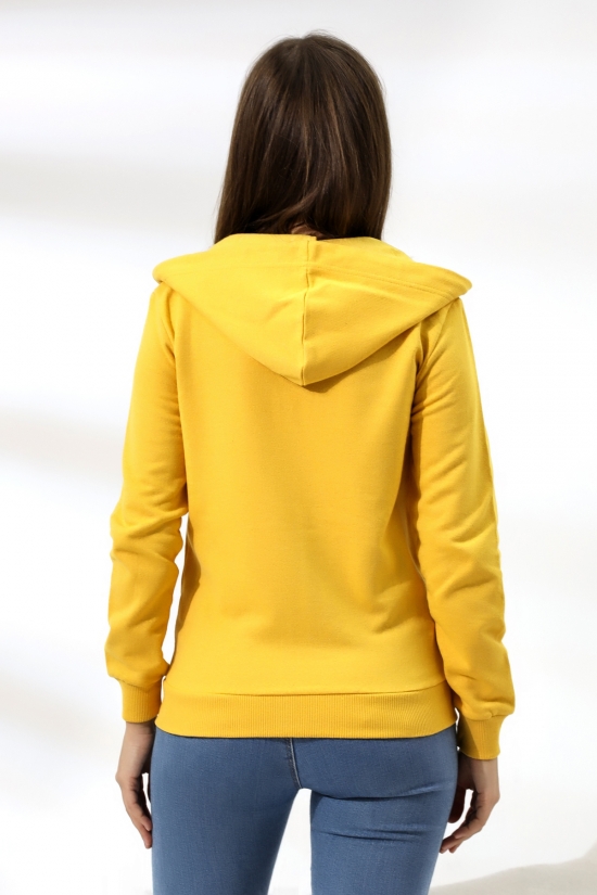 19116 BAYAN DÜZ 2İP ŞARDONLU FERM. KAPŞONLU SWETSHIRT