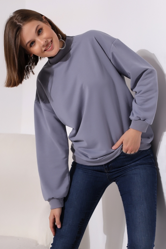 19556 BAYAN  2 İP YARIM BALIKÇI TUNİK SWETSHIRT 