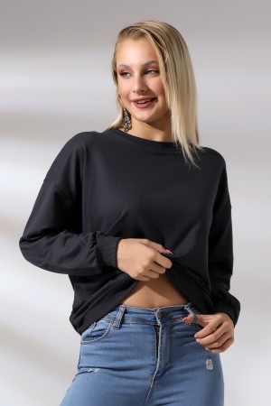 20814 KADIN OVERSİZE 2İP SALAŞ GENİŞ SWETSHIRT 20814 KADIN OVERSİZE 2İP SALAŞ GENİŞ SWETSHIRT