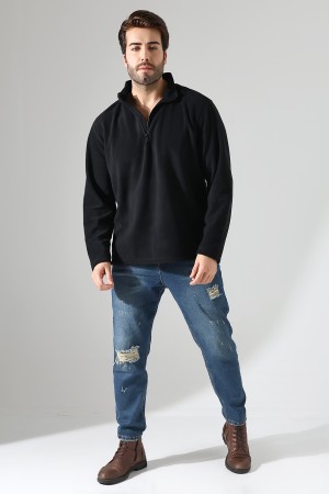 21855 ERKEK POLAR KUMAŞ KAMYONCU HAKİM YAKA SWEATSHIRT  21855 ERKEK POLAR KUMAŞ KAMYONCU HAKİM YAKA SWEATSHIRT