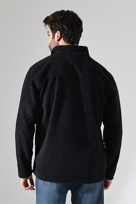 21855 ERKEK POLAR KUMAŞ KAMYONCU HAKİM YAKA SWETSHIRT 