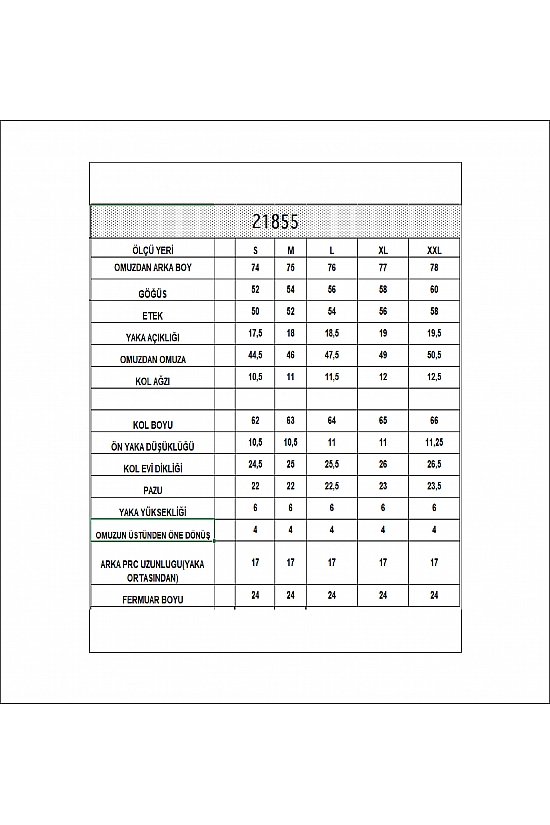 21855 ERKEK POLAR KUMAŞ KAMYONCU HAKİM YAKA SWETSHIRT 