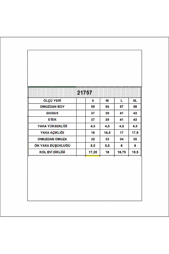21757 KADIN KOLSUZ YARIM BALIKCI LYC VSK BLUZ 