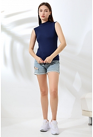 21757 KADIN KOLSUZ YARIM BALIKCI LYC VSK BLUZ 