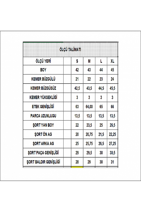 21135  BAYAN BÜRÜMCÜK YAN BELİ FERMUARLI ŞORTLU ETEK  