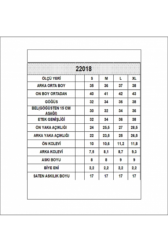 22018  KADIN LYC RİB KOMPAKT KAREYAKA KALIN BİYELİ ATLET 