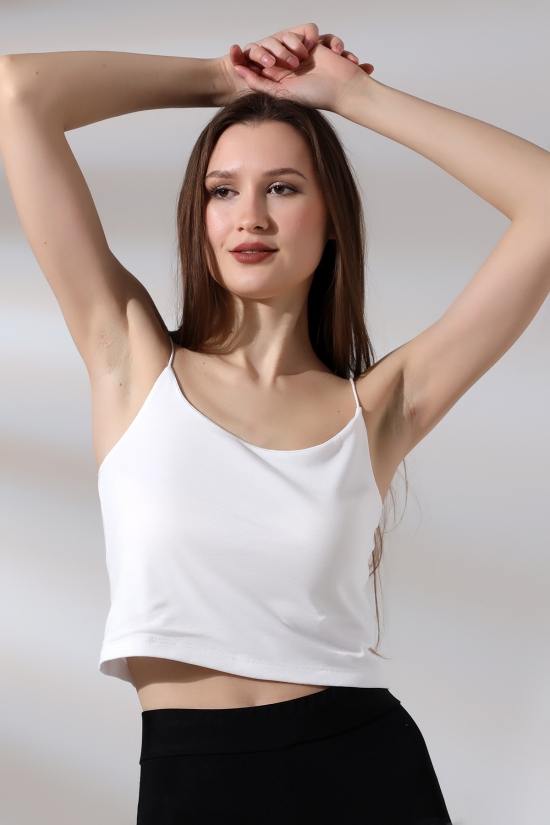 19282 KADIN LASTİK İP ASKILIKISA TULUM ATLET 