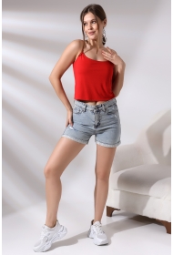 19282 KADIN LASTİK İP ASKILIKISA TULUM ATLET 