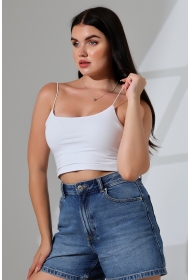 20544  KADIN LYC COMP. LASTİK İP ASKILI BÜSTİYER  KISA CROP TULUM ATLET 