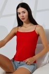 21563 BAYAN LYC COMP. LASTİK İP ASKILI KISA CROP TULUM ATLET 21563 BAYAN LYC COMP. LASTİK İP ASKILI KISA CROP TULUM ATLET
