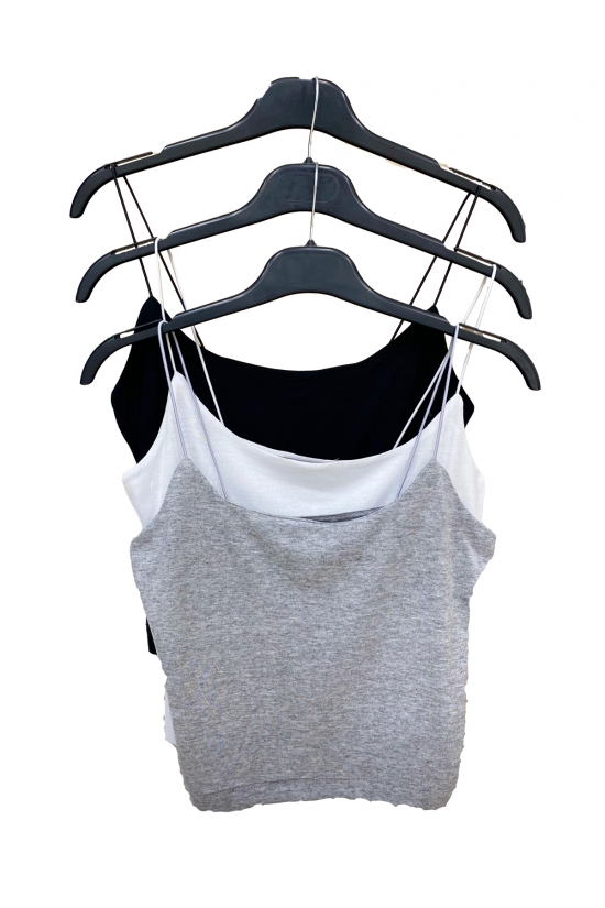 39282 - 3LÜ PAKET BAYAN LASTİK İP ASKILIKISA TULUM ATLET 