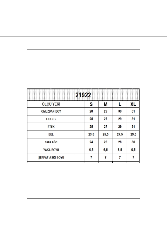 21922 KADIN MADONNA YAKA FULL LYC VSK RİBANA STRAPLEZ ATLET 