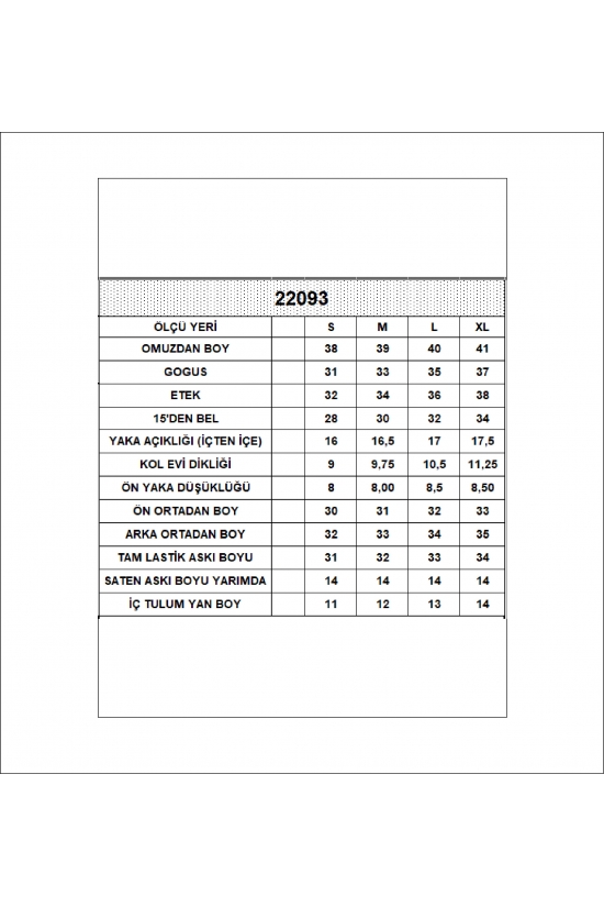 22093 KADIN FULL LYC RİB ÖNÜ PARÇALI TULUM V YAKA LASTİK İPASKILI ATLET
