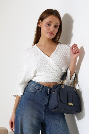 22114 KADIN JAKARLI VİYANA GENİŞ FAKİR KOL ÖNÜ BAĞLAMALI BOLERO HIRKA 