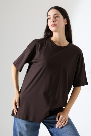 21752 KADIN OVERSİZE KOMPAKT PAMUKLU KISA KOL BİSİKLET TSHIRT 21752 KADIN OVERSİZE KOMPAKT PAMUKLU KISA KOL BİSİKLET TSHIRT
