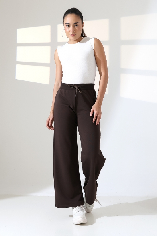 22143 KADIN  DİAGONEL ŞARDONSUZ 3 İP PENYE KOMPAKT KEMERİ KAŞGORSELİ  PAÇASI AÇIK EŞOFMAN PANTOLON 