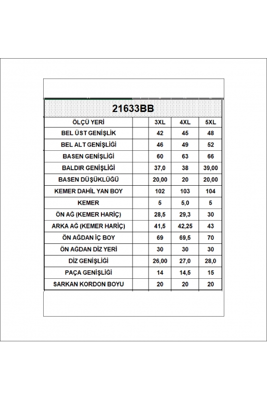 21633BB BÜYÜK BEDEN KADIN FULL LYC PENYE KOMPAKT 2 İPLİK CEPLİ PAÇASI LAST. EŞOFMAN PANTOLON 