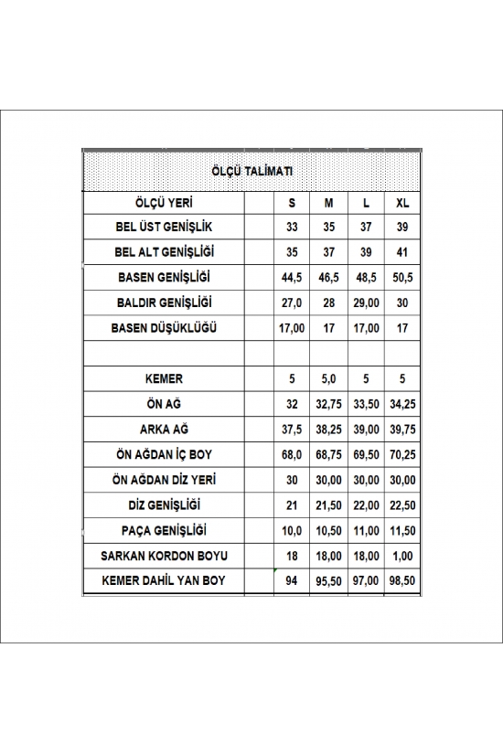 21304  BAYAN CEPLİ ÖNÜ ÇIMALI PAÇASI LAST.GENİŞ 2 İP PANTOLON 