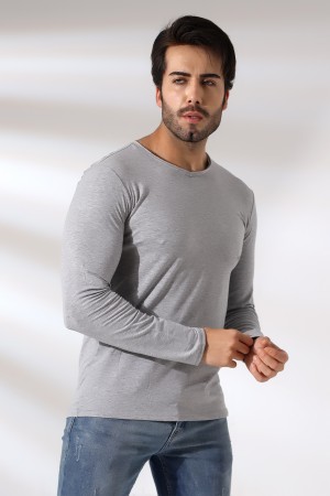 19698 ERKEK REGULAR FİT UZUN KOL PİS V YAKA TSHIRT 19698 ERKEK REGULAR FİT UZUN KOL PİS V YAKA TSHIRT