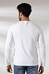 21483 ERKEK REGULAR FİT UZUN KOL BİSİKLET YAKA TSHIRT