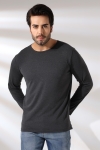 ERKEK REGULAR FİT UZUN KOL BİSİKLET YAKA TSHIRT