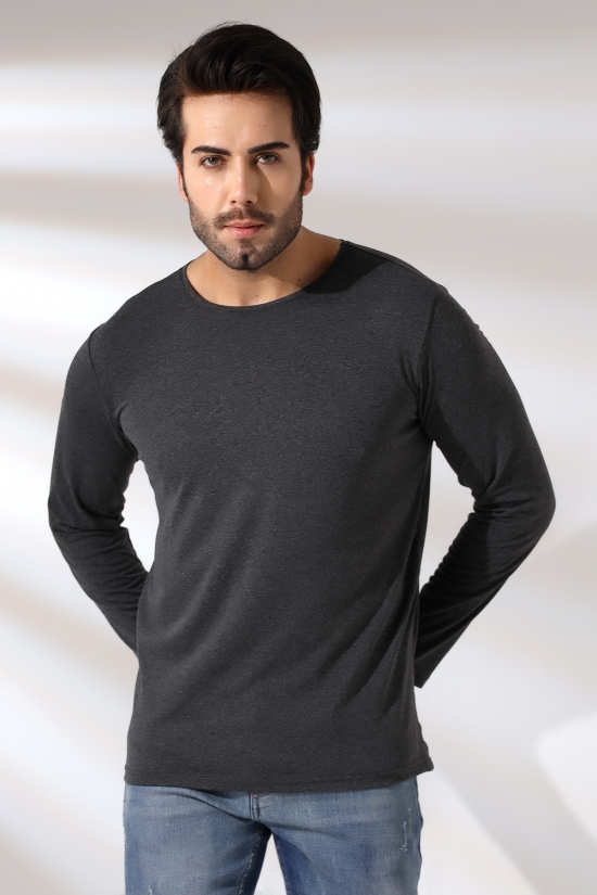 ERKEK REGULAR FİT UZUN KOL BİSİKLET YAKA TSHIRT