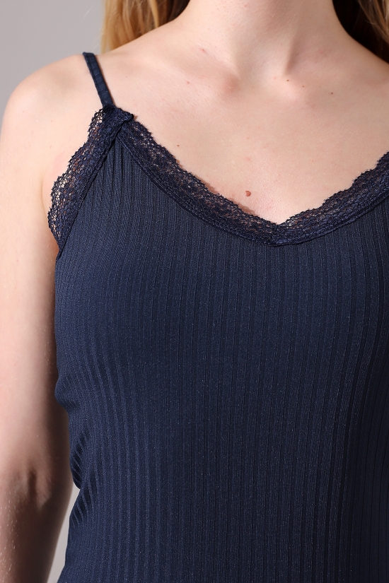 21676 KADIN  ATLET VE ŞORT PACASI DANTELLİ 7X4.MİKRO LYC KAŞG.ŞORTLU ATLET TAKIM 